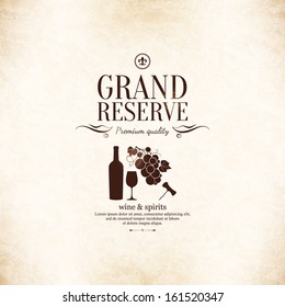 Wine list design