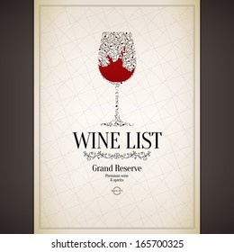 Wine list design