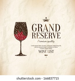 Wine list design