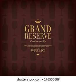 Wine list design