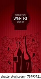 Wine list design