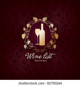 Wine list design