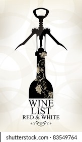 Wine list design