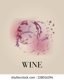 Wine List Design, free copy space