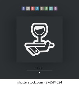 Wine list icon