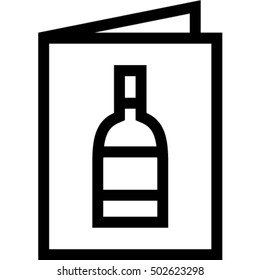 wine list icon
