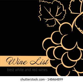 Wine list label