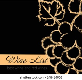 Wine list label