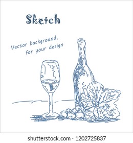 Wine List Menu Card Design template