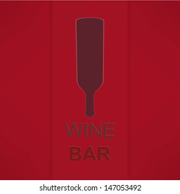 Wine List Menu Card Design template.