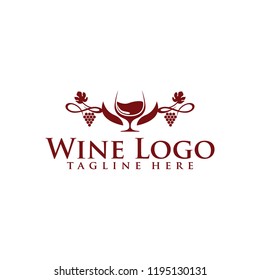 Wine Logo Design. Wine Logo Template