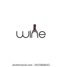Wine Logo Design. Wine Logo Template