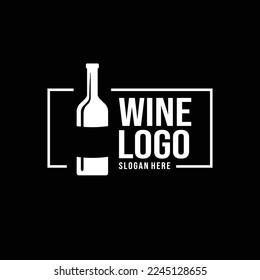 Wine Logo Design Template Inspiration, Vector Illustration.