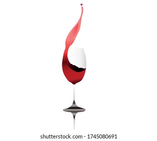 Wine logo design template. Vector illustration of icon.