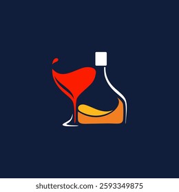 Wine logo design template. vector illustration vector