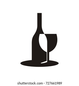 Wine logo design template vector