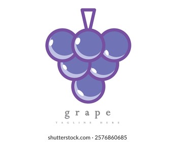 wine logo, energetic nuance with a simple and easy to remember design