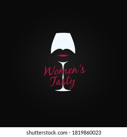 Wine logo goblet concept for wine tasting competitions and wine cellar logotype concept. Simple design for easy configure. Stylish icon for wine. Vector emblem