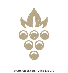 el logo del vino cuelga