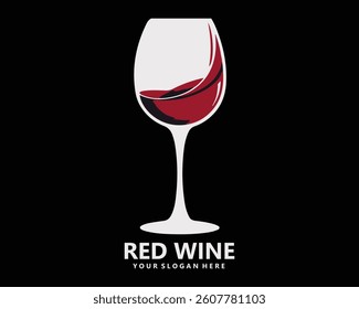 Wine logo icon design template Vector illustration