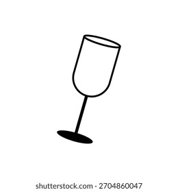 ícone de logotipo de vinho ilustração plana