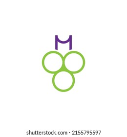 Logotipo De Vino E Icono Con Forma