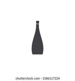 Wine Logo illustration flat design Template 
