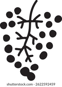 Wine logo. Line art. Ink sketch
