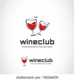 Wine logo Template