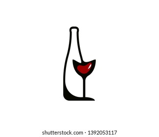 Wine Logo Template Stock Vector