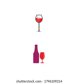 Wine Logo Template vector illustrtion
