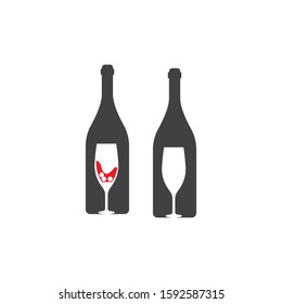 Wine Logo Template vector symbol nature