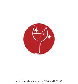 Wine Logo Template vector symbol nature