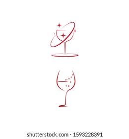 Wine Logo Template vector symbol nature