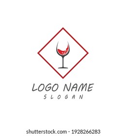 Wine Logo Template vector symbol nature