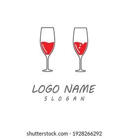 Wine Logo Template vector symbol nature