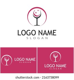Wine Logo Template vector symbol nature