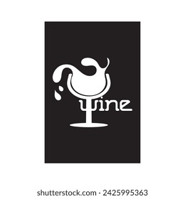 wine logo is unique and simple