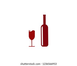 Wine logo vector template
