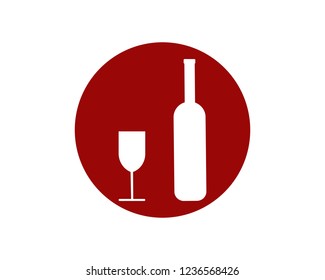 Wine logo vector template