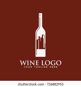 Wine Castle Logo Template Design Three Stock Vector (Royalty Free ...