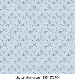 Wine and love pattern. Beautiful glasses and heart. Valentines day print. Seamless wine with heart icon pattern. Simple love illustration element. 