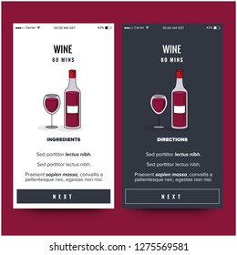 Wine Making Recipe App
