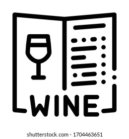 wine map icon vector. wine map sign. isolated contour symbol illustration