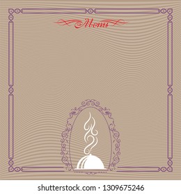 Plantilla de diseño de tarjeta de menú Wine Ilustración de arte vectorial