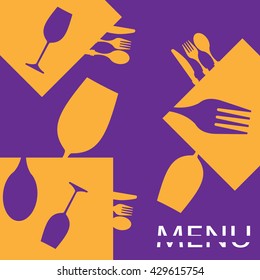 Ilustración vectorial de plantilla de diseño de tarjeta de menú de vinos