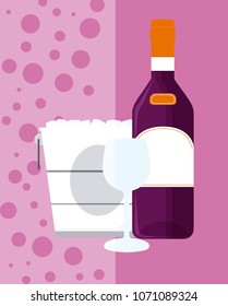 Wine menu cover