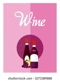 Wine menu cover