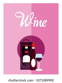 Wine menu cover