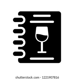 Wine menu icon. Trendy Wine menu logo concept on white background from Hotel and Restaurant collection. Suitable for use on web apps, mobile apps and print media.